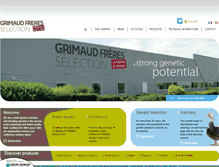 Tablet Screenshot of grimaudfreres.com